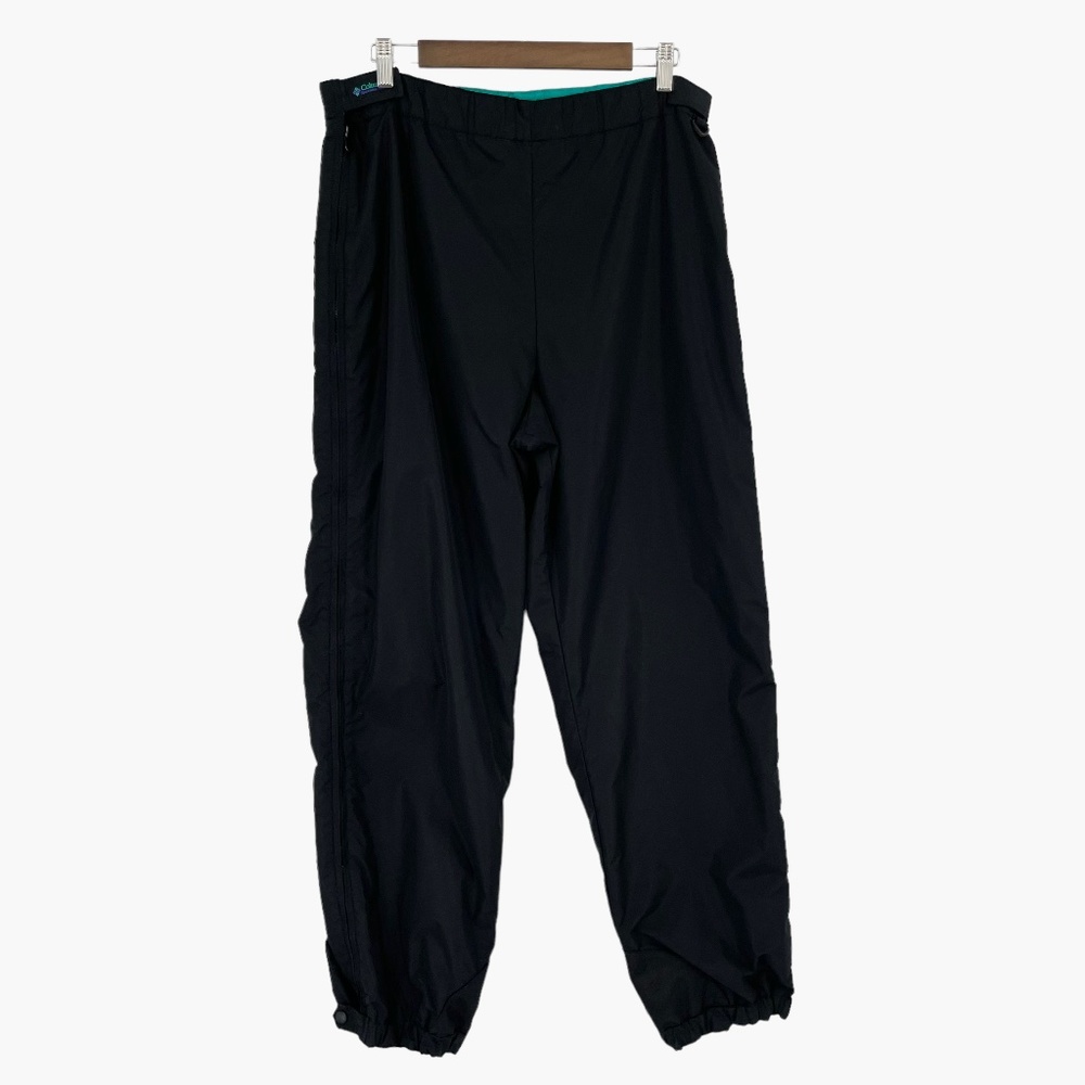 Columbia Sportswear Nylon Black‎ And Teal Snow Pants